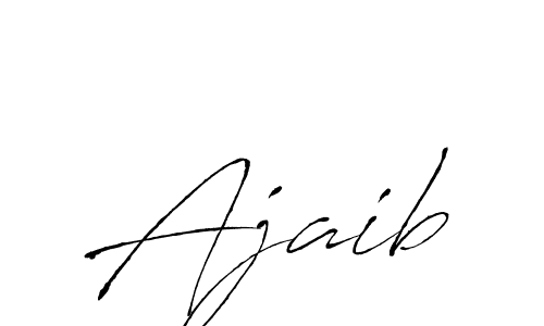 Also we have Ajaib name is the best signature style. Create professional handwritten signature collection using Antro_Vectra autograph style. Ajaib signature style 6 images and pictures png