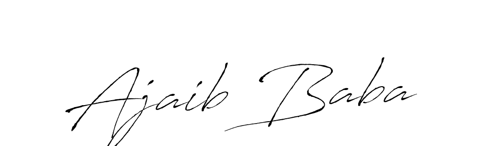This is the best signature style for the Ajaib Baba name. Also you like these signature font (Antro_Vectra). Mix name signature. Ajaib Baba signature style 6 images and pictures png