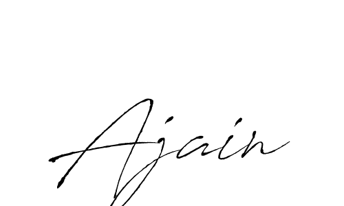 You can use this online signature creator to create a handwritten signature for the name Ajain. This is the best online autograph maker. Ajain signature style 6 images and pictures png