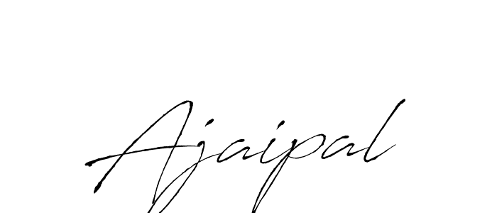 Create a beautiful signature design for name Ajaipal. With this signature (Antro_Vectra) fonts, you can make a handwritten signature for free. Ajaipal signature style 6 images and pictures png