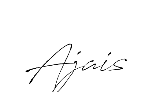 You should practise on your own different ways (Antro_Vectra) to write your name (Ajais) in signature. don't let someone else do it for you. Ajais signature style 6 images and pictures png