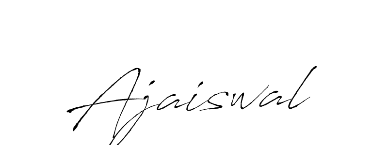 Create a beautiful signature design for name Ajaiswal. With this signature (Antro_Vectra) fonts, you can make a handwritten signature for free. Ajaiswal signature style 6 images and pictures png