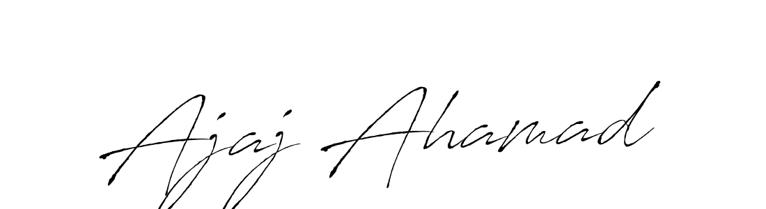 It looks lik you need a new signature style for name Ajaj Ahamad. Design unique handwritten (Antro_Vectra) signature with our free signature maker in just a few clicks. Ajaj Ahamad signature style 6 images and pictures png