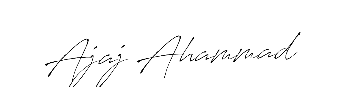 Ajaj Ahammad stylish signature style. Best Handwritten Sign (Antro_Vectra) for my name. Handwritten Signature Collection Ideas for my name Ajaj Ahammad. Ajaj Ahammad signature style 6 images and pictures png