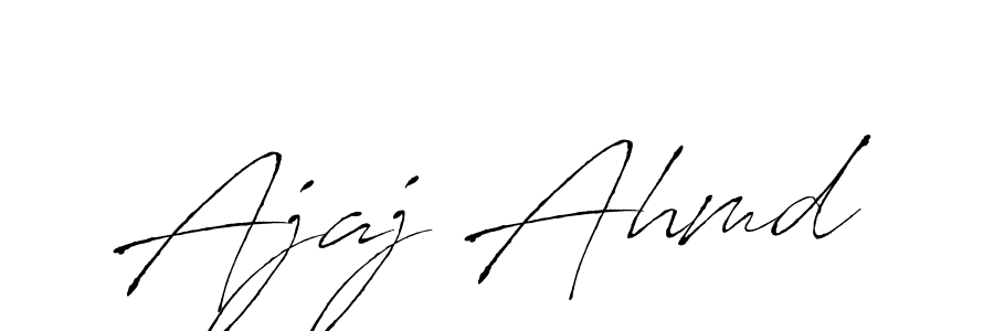 Also we have Ajaj Ahmd name is the best signature style. Create professional handwritten signature collection using Antro_Vectra autograph style. Ajaj Ahmd signature style 6 images and pictures png