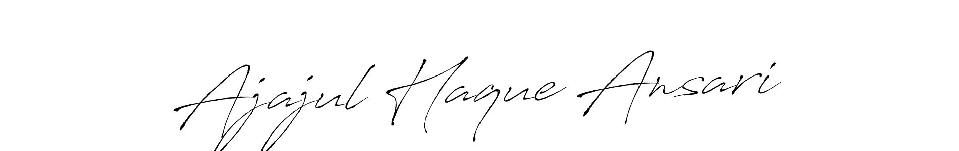 It looks lik you need a new signature style for name Ajajul Haque Ansari. Design unique handwritten (Antro_Vectra) signature with our free signature maker in just a few clicks. Ajajul Haque Ansari signature style 6 images and pictures png