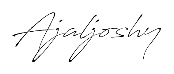Enhance your business communications with Ajaljoshy signature in Antro_Vectra lettering. Clean, modern, and universally compatible. Ajaljoshy signature style 6 images and pictures png