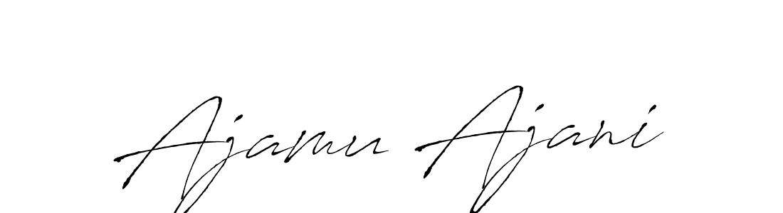 Also You can easily find your signature by using the search form. We will create Ajamu Ajani name handwritten signature images for you free of cost using Antro_Vectra sign style. Ajamu Ajani signature style 6 images and pictures png