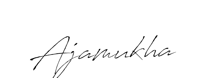 How to Draw Ajamukha signature style? Antro_Vectra is a latest design signature styles for name Ajamukha. Ajamukha signature style 6 images and pictures png