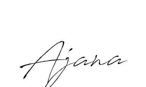 Antro_Vectra is a professional signature style that is perfect for those who want to add a touch of class to their signature. It is also a great choice for those who want to make their signature more unique. Get Ajana name to fancy signature for free. Ajana signature style 6 images and pictures png