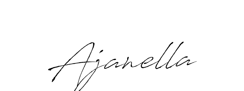 Create a beautiful signature design for name Ajanella. With this signature (Antro_Vectra) fonts, you can make a handwritten signature for free. Ajanella signature style 6 images and pictures png