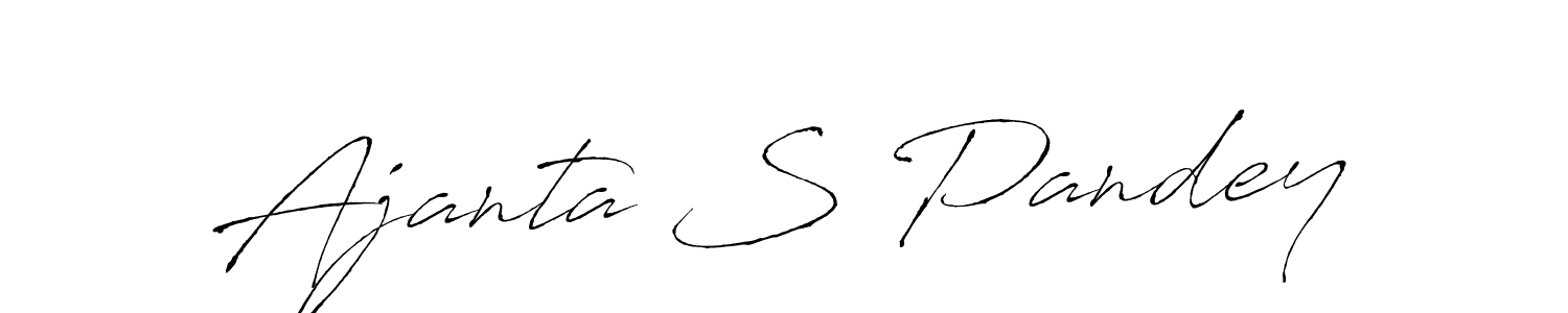 Once you've used our free online signature maker to create your best signature Antro_Vectra style, it's time to enjoy all of the benefits that Ajanta S Pandey name signing documents. Ajanta S Pandey signature style 6 images and pictures png