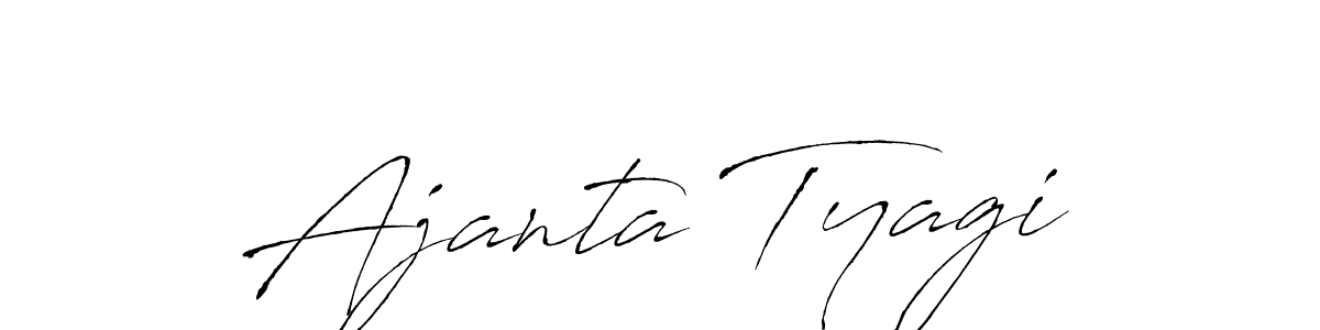 You can use this online signature creator to create a handwritten signature for the name Ajanta Tyagi. This is the best online autograph maker. Ajanta Tyagi signature style 6 images and pictures png