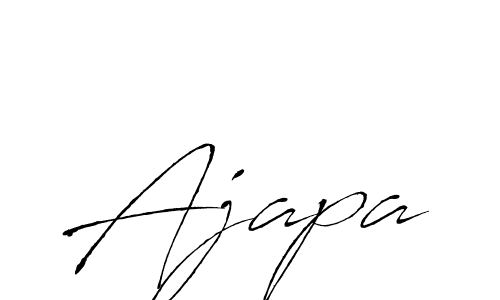 Ajapa stylish signature style. Best Handwritten Sign (Antro_Vectra) for my name. Handwritten Signature Collection Ideas for my name Ajapa. Ajapa signature style 6 images and pictures png