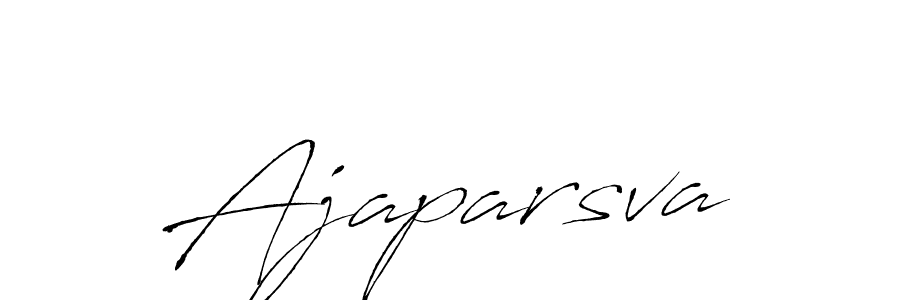 Design your own signature with our free online signature maker. With this signature software, you can create a handwritten (Antro_Vectra) signature for name Ajaparsva. Ajaparsva signature style 6 images and pictures png