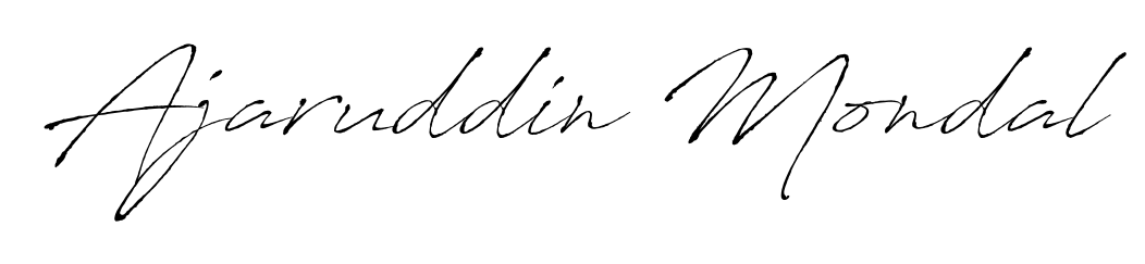 This is the best signature style for the Ajaruddin Mondal name. Also you like these signature font (Antro_Vectra). Mix name signature. Ajaruddin Mondal signature style 6 images and pictures png