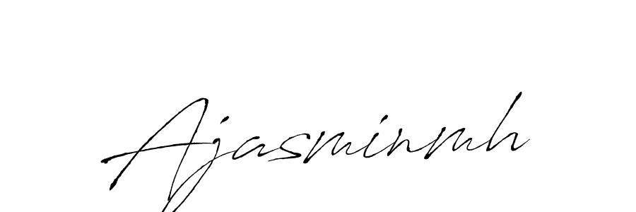 Design your own signature with our free online signature maker. With this signature software, you can create a handwritten (Antro_Vectra) signature for name Ajasminmh. Ajasminmh signature style 6 images and pictures png