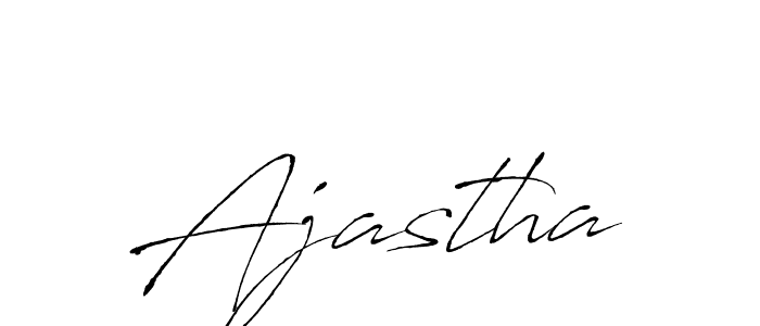 Design your own signature with our free online signature maker. With this signature software, you can create a handwritten (Antro_Vectra) signature for name Ajastha. Ajastha signature style 6 images and pictures png
