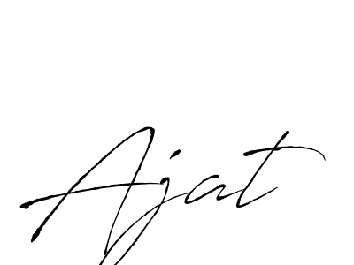 Also we have Ajat name is the best signature style. Create professional handwritten signature collection using Antro_Vectra autograph style. Ajat signature style 6 images and pictures png