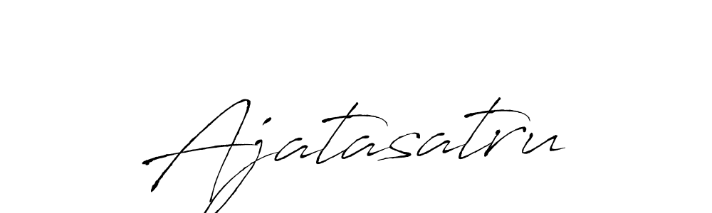 Make a beautiful signature design for name Ajatasatru. With this signature (Antro_Vectra) style, you can create a handwritten signature for free. Ajatasatru signature style 6 images and pictures png