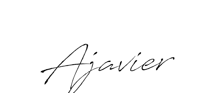 Make a beautiful signature design for name Ajavier. With this signature (Antro_Vectra) style, you can create a handwritten signature for free. Ajavier signature style 6 images and pictures png