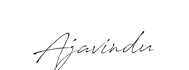 Ajavindu stylish signature style. Best Handwritten Sign (Antro_Vectra) for my name. Handwritten Signature Collection Ideas for my name Ajavindu. Ajavindu signature style 6 images and pictures png