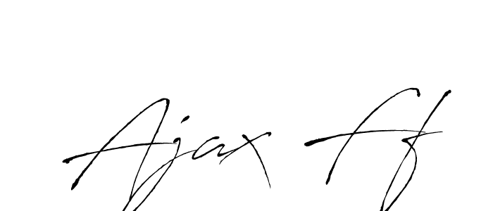 This is the best signature style for the Ajax Ff name. Also you like these signature font (Antro_Vectra). Mix name signature. Ajax Ff signature style 6 images and pictures png
