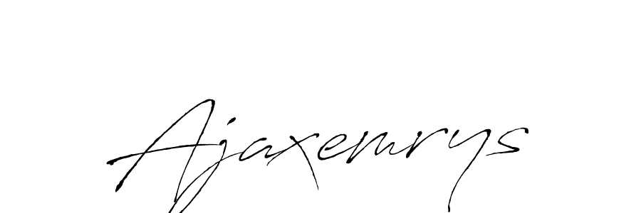 How to make Ajaxemrys name signature. Use Antro_Vectra style for creating short signs online. This is the latest handwritten sign. Ajaxemrys signature style 6 images and pictures png