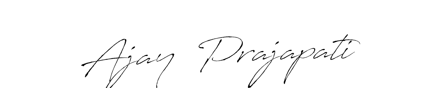 Use a signature maker to create a handwritten signature online. With this signature software, you can design (Antro_Vectra) your own signature for name Ajay  Prajapati. Ajay  Prajapati signature style 6 images and pictures png