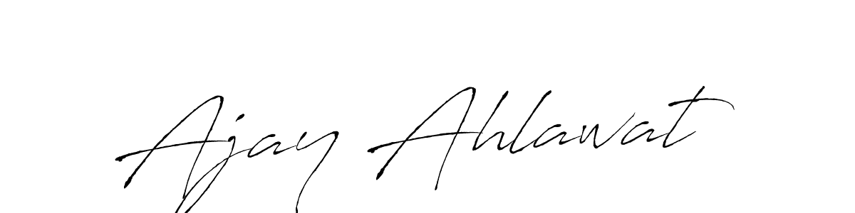 The best way (Antro_Vectra) to make a short signature is to pick only two or three words in your name. The name Ajay Ahlawat include a total of six letters. For converting this name. Ajay Ahlawat signature style 6 images and pictures png