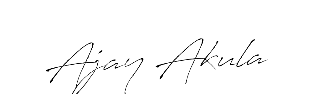 Use a signature maker to create a handwritten signature online. With this signature software, you can design (Antro_Vectra) your own signature for name Ajay Akula. Ajay Akula signature style 6 images and pictures png