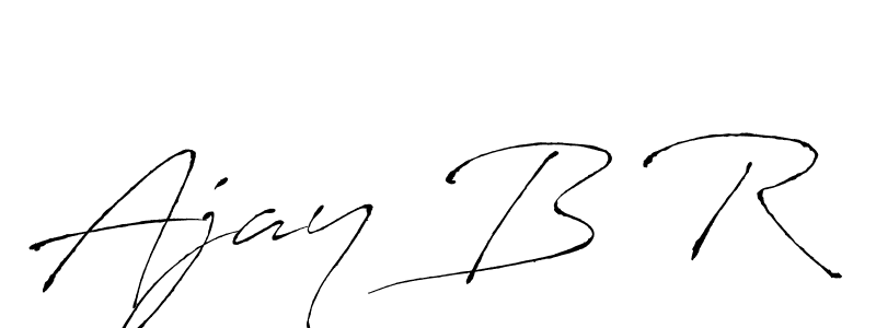 The best way (Antro_Vectra) to make a short signature is to pick only two or three words in your name. The name Ajay B R include a total of six letters. For converting this name. Ajay B R signature style 6 images and pictures png