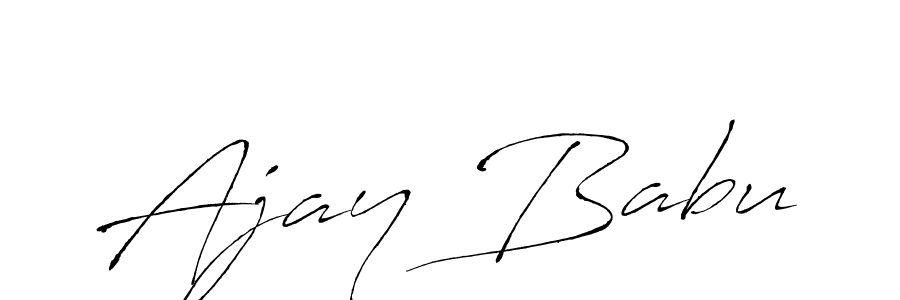 Make a beautiful signature design for name Ajay Babu. Use this online signature maker to create a handwritten signature for free. Ajay Babu signature style 6 images and pictures png