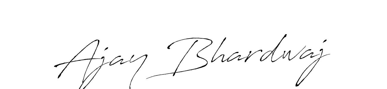How to make Ajay Bhardwaj signature? Antro_Vectra is a professional autograph style. Create handwritten signature for Ajay Bhardwaj name. Ajay Bhardwaj signature style 6 images and pictures png