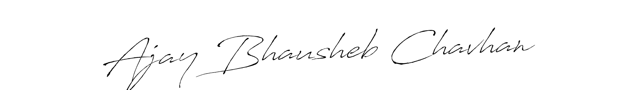 How to make Ajay Bhausheb Chavhan signature? Antro_Vectra is a professional autograph style. Create handwritten signature for Ajay Bhausheb Chavhan name. Ajay Bhausheb Chavhan signature style 6 images and pictures png