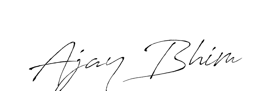 Create a beautiful signature design for name Ajay Bhim. With this signature (Antro_Vectra) fonts, you can make a handwritten signature for free. Ajay Bhim signature style 6 images and pictures png