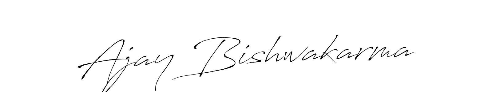 Ajay Bishwakarma stylish signature style. Best Handwritten Sign (Antro_Vectra) for my name. Handwritten Signature Collection Ideas for my name Ajay Bishwakarma. Ajay Bishwakarma signature style 6 images and pictures png
