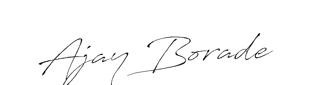 Also You can easily find your signature by using the search form. We will create Ajay Borade name handwritten signature images for you free of cost using Antro_Vectra sign style. Ajay Borade signature style 6 images and pictures png