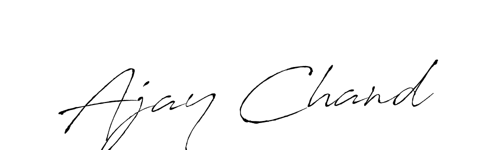 Also You can easily find your signature by using the search form. We will create Ajay Chand name handwritten signature images for you free of cost using Antro_Vectra sign style. Ajay Chand signature style 6 images and pictures png