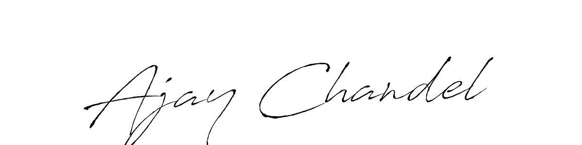 How to make Ajay Chandel signature? Antro_Vectra is a professional autograph style. Create handwritten signature for Ajay Chandel name. Ajay Chandel signature style 6 images and pictures png