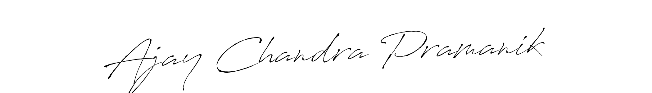 Use a signature maker to create a handwritten signature online. With this signature software, you can design (Antro_Vectra) your own signature for name Ajay Chandra Pramanik. Ajay Chandra Pramanik signature style 6 images and pictures png