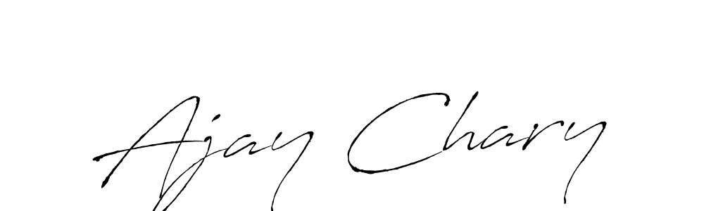 Ajay Chary stylish signature style. Best Handwritten Sign (Antro_Vectra) for my name. Handwritten Signature Collection Ideas for my name Ajay Chary. Ajay Chary signature style 6 images and pictures png
