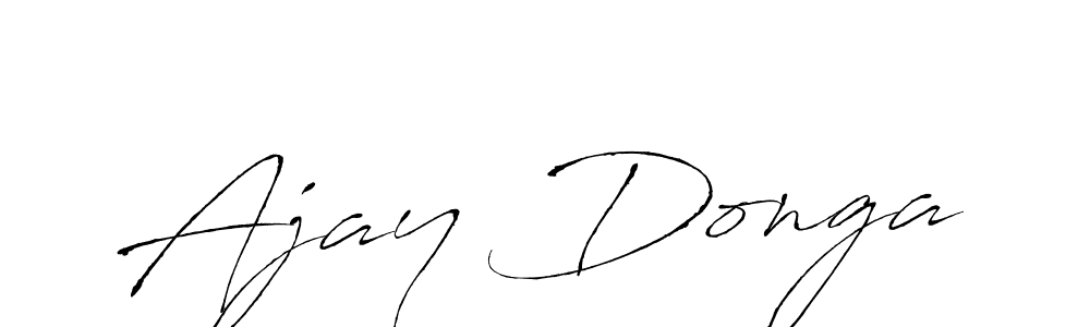 You can use this online signature creator to create a handwritten signature for the name Ajay Donga. This is the best online autograph maker. Ajay Donga signature style 6 images and pictures png