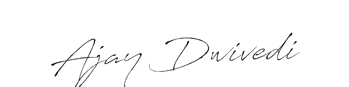 How to make Ajay Dwivedi name signature. Use Antro_Vectra style for creating short signs online. This is the latest handwritten sign. Ajay Dwivedi signature style 6 images and pictures png