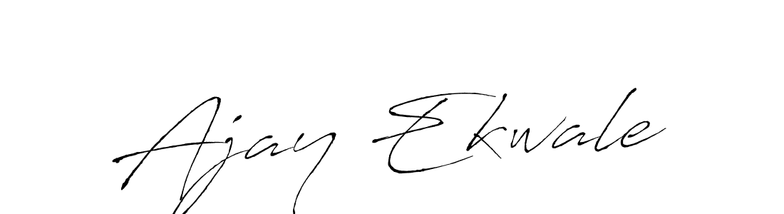 Create a beautiful signature design for name Ajay Ekwale. With this signature (Antro_Vectra) fonts, you can make a handwritten signature for free. Ajay Ekwale signature style 6 images and pictures png