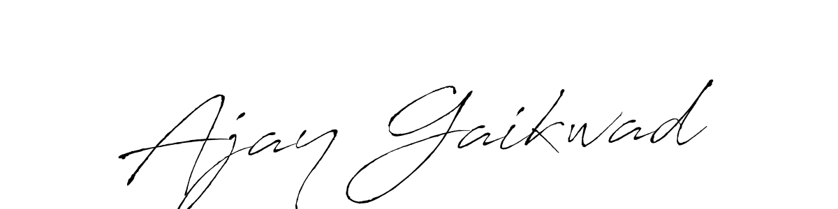 You can use this online signature creator to create a handwritten signature for the name Ajay Gaikwad. This is the best online autograph maker. Ajay Gaikwad signature style 6 images and pictures png