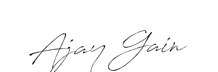 Antro_Vectra is a professional signature style that is perfect for those who want to add a touch of class to their signature. It is also a great choice for those who want to make their signature more unique. Get Ajay Gain name to fancy signature for free. Ajay Gain signature style 6 images and pictures png