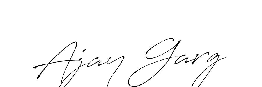 Ajay Garg stylish signature style. Best Handwritten Sign (Antro_Vectra) for my name. Handwritten Signature Collection Ideas for my name Ajay Garg. Ajay Garg signature style 6 images and pictures png