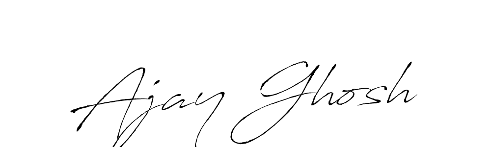 Ajay Ghosh stylish signature style. Best Handwritten Sign (Antro_Vectra) for my name. Handwritten Signature Collection Ideas for my name Ajay Ghosh. Ajay Ghosh signature style 6 images and pictures png