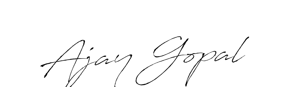 Make a beautiful signature design for name Ajay Gopal. Use this online signature maker to create a handwritten signature for free. Ajay Gopal signature style 6 images and pictures png